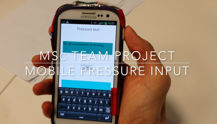 Mobile Pressure Input